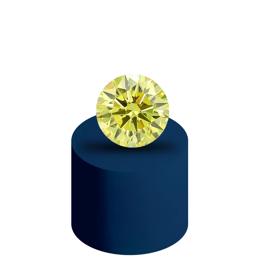 lab grown diamond_yellow intence