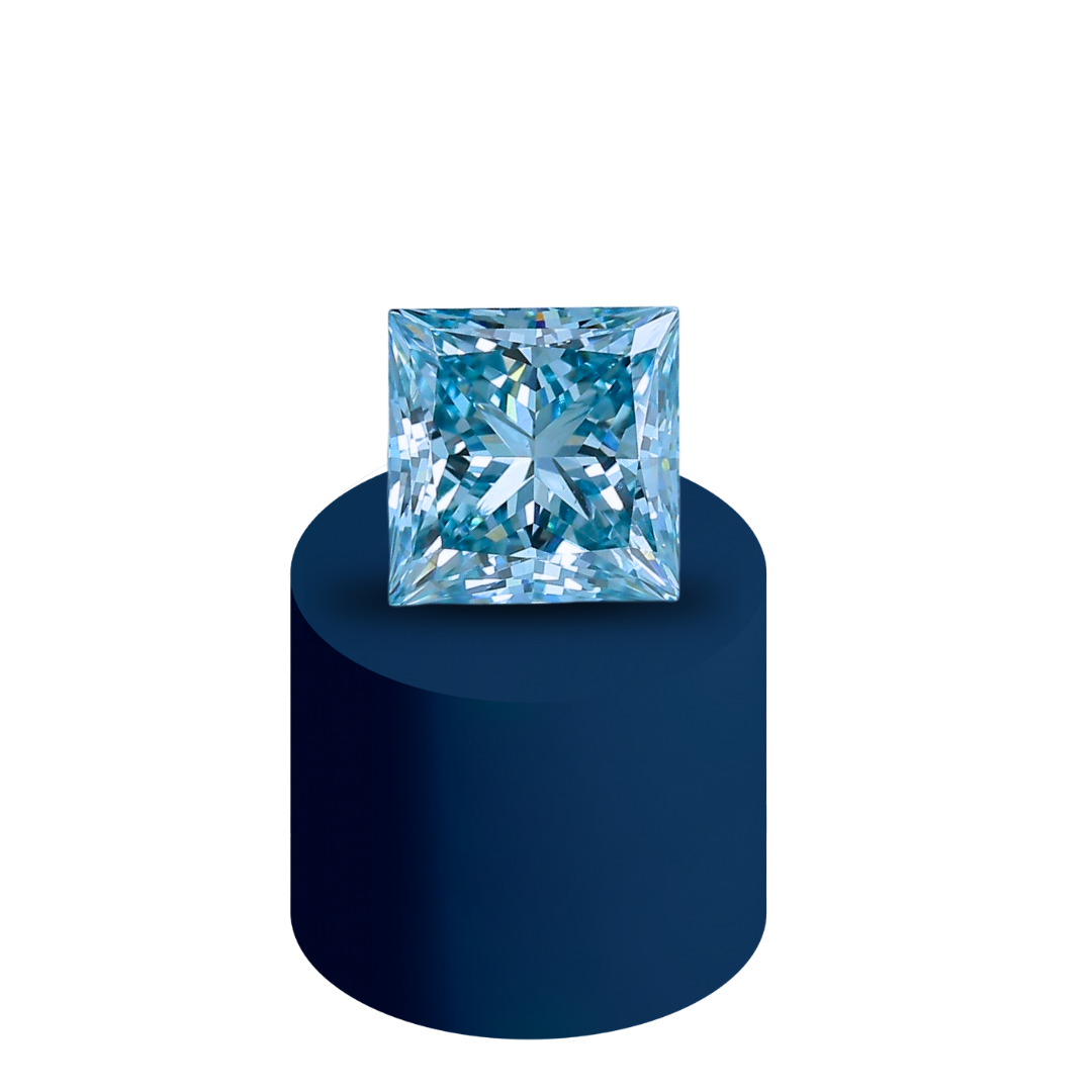 Prinzess Labor Diamant Blau Vivid